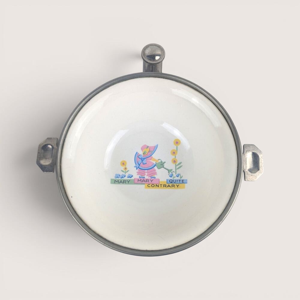 Vintage GW Company Mary Mary Quite Contrary Childrens Bowl